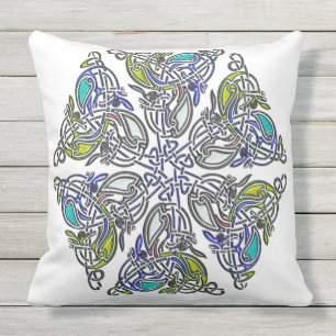 Coussin D'extérieur Réseau traditionnel celtique