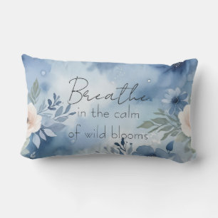 Coussin D'extérieur Respire dans le calme des fleurs sauvages