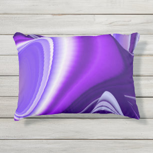 Coussin D'extérieur Rêves arc-en-ciel à fleurs violettes