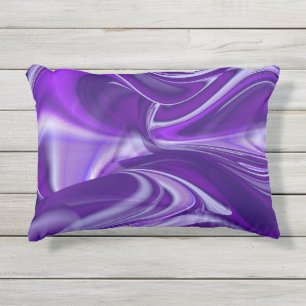 Coussin D'extérieur Rêves arc-en-ciel à fleurs violettes