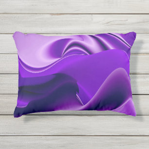 Coussin D'extérieur Rêves arc-en-ciel à fleurs violettes
