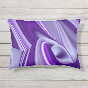 Coussin D'extérieur Rêves arc-en-ciel à fleurs violettes
