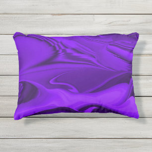 Coussin D'extérieur Rêves arc-en-ciel à fleurs violettes