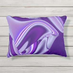 Coussin D'extérieur Rêves arc-en-ciel à fleurs violettes