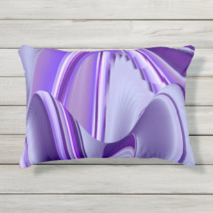 Coussin D'extérieur Rêves arc-en-ciel à fleurs violettes