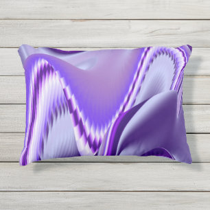 Coussin D'extérieur Rêves arc-en-ciel à fleurs violettes