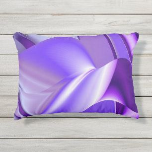 Coussin D'extérieur Rêves arc-en-ciel à fleurs violettes