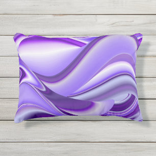 Coussin D'extérieur Rêves arc-en-ciel à fleurs violettes