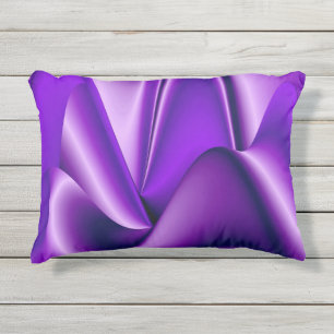 Coussin D'extérieur Rêves arc-en-ciel à fleurs violettes