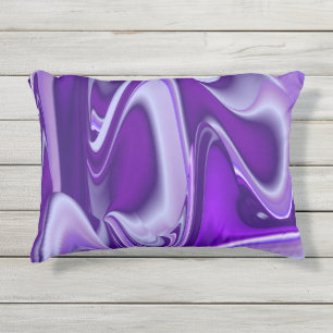 Coussin D'extérieur Rêves arc-en-ciel à fleurs violettes