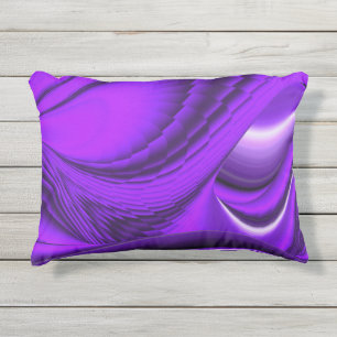 Coussin D'extérieur Rêves d'arc-en-ciel de fleurs violettes