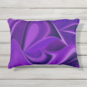 Coussin D'extérieur Rêves d'arc-en-ciel de fleurs violettes