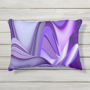 Coussin D'extérieur Rêves d'arc-en-ciel de fleurs violettes