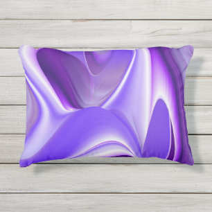 Coussin D'extérieur Rêves d'arc-en-ciel de fleurs violettes