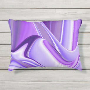 Coussin D'extérieur Rêves d'arc-en-ciel de fleurs violettes