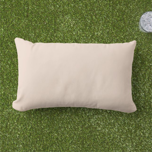 Coussin D'extérieur Rose Champagne Uni  (Herbe)