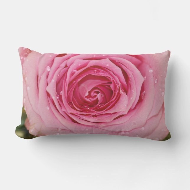 Coussin D'extérieur Roses et cornouillers roses (Recto)
