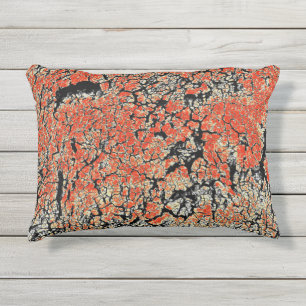 Coussin D'extérieur Rouge Noir Blanc Jaune Cru Terre