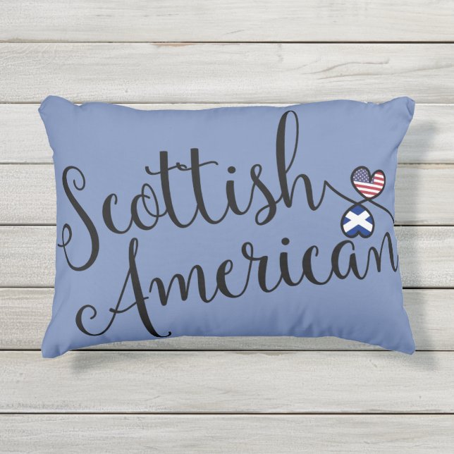 Coussin D'extérieur Scottish American Accent Coussin, Écosse (Devant)