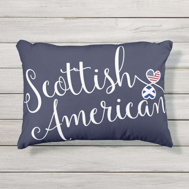 Coussin D'extérieur Scottish American Accent Coussin, Écosse (Devant)