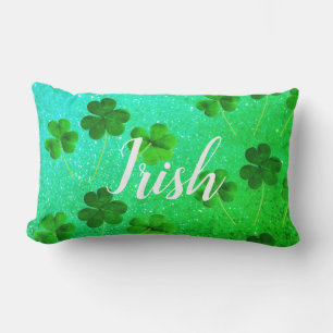 Coussin D'extérieur Shamrock de la Saint Patrick Parties scintillant f