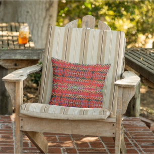 Coussin D'extérieur Symphonie de Feuille, Rouge