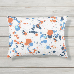 Coussin D'extérieur Tache de peinture colorée cool