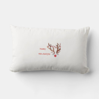 Coussin D'extérieur Tapis de Noël Renne Intérieur Extérieur Lombaire