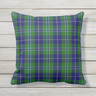 Coussin D'extérieur Tartan écossais de Douglas de clan