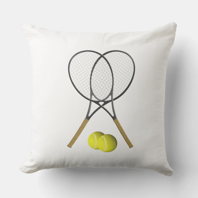 Coussin D'extérieur Thème Sport Tennis (Recto)