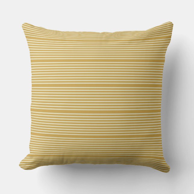 Coussin D'extérieur Tour Eiffel J'adore Paris jaune ocre (Recto)