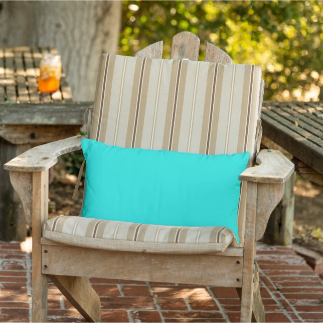 Coussin D'extérieur Turquoise moderne (Chaise)