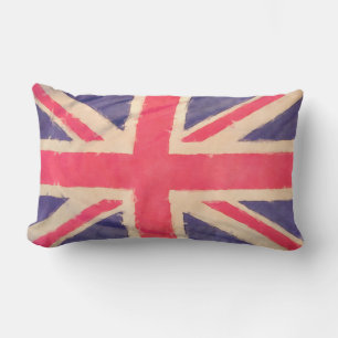 Coussin D'extérieur UNION JACK FLAG grunge + votre idée