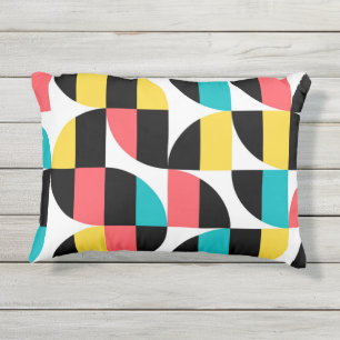 Coussin D'extérieur Urbain, tendance, coloré, motif graphique moderne