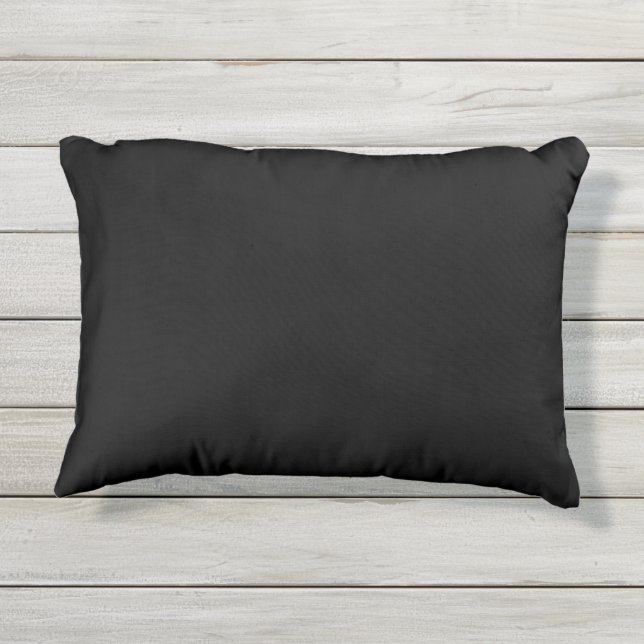 Coussin D'extérieur Vert foncé uni uni (Dos)