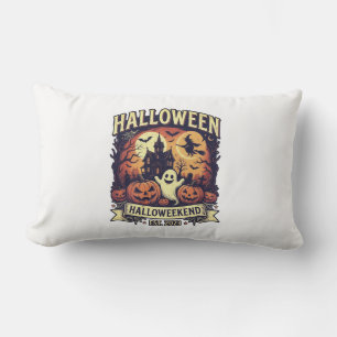 Coussin D'extérieur Vintage Halloweekend Maison Hantée Lumbar P
