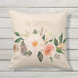 Coussin D'extérieur Votre famille personnalisée