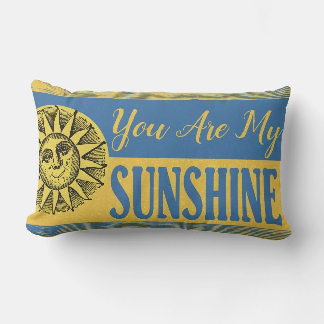 Coussin D'extérieur Vous êtes ma citation inspirée de soleil (Recto)