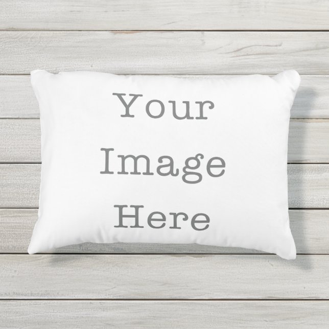 Coussin D'extérieur Your Image Here Custom Photo Throw Pillow (Dos)