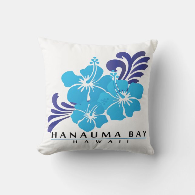 Coussin d'Hawaï de baie de Hanauma (Recto)