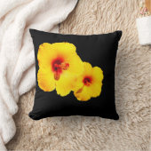 Coussin d'Hibiscus jaune (Couverture)