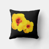 Coussin d'Hibiscus jaune (Verso)