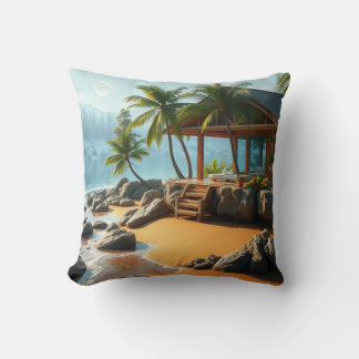 Coussin d'hiver et d'océan tropicaux