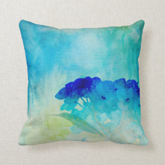 Coussin d'hortensias