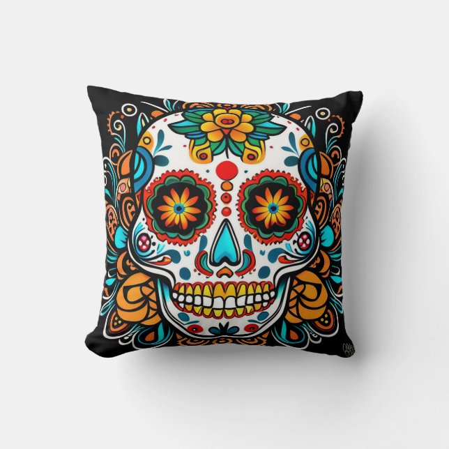 Coussin Dia de los Muertos (Recto)