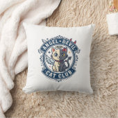 Coussin Diable Ange Chat Idée Cadeau pour Maman Chat - Dia (Couverture)