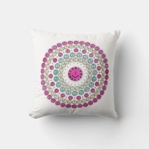 Coussin Diagramme de fuseau horaire des cadrans de horloge