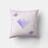 Coussin Diamant Gemme. Bijoux. 60e anniversaire de mariage (Verso)