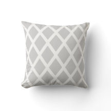 Coussin Diamant gris clair