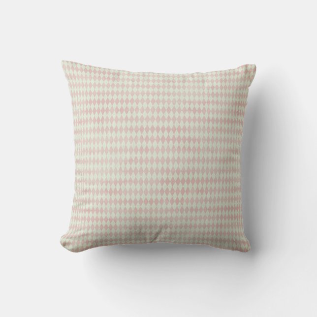 Coussin Diamant rose de Noël  (Recto)